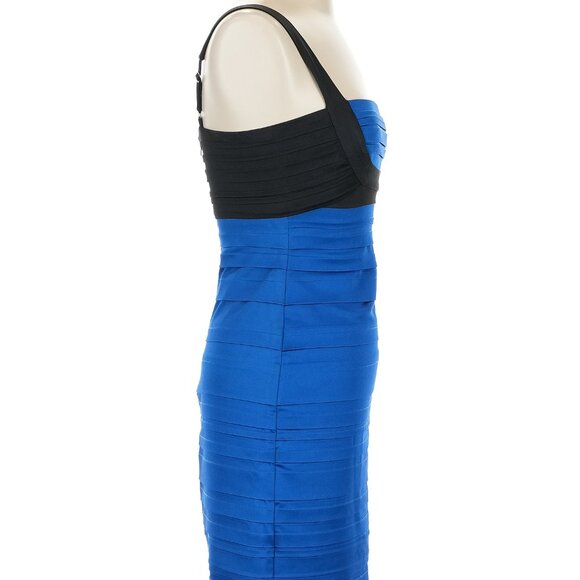 NWT: BGMAXAZRIA WOVEN DRESS ACETATE BLEND MINI DRESS, SZ: 2 - Picture 4 of 15